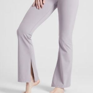 athleta barre skinny flare